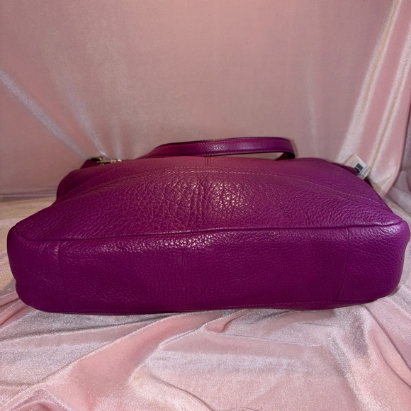 BNWT Vintage Authentic Coach Park Pebbled Leather Hobo – Amethyst #F23293 - Picture 9 of 9